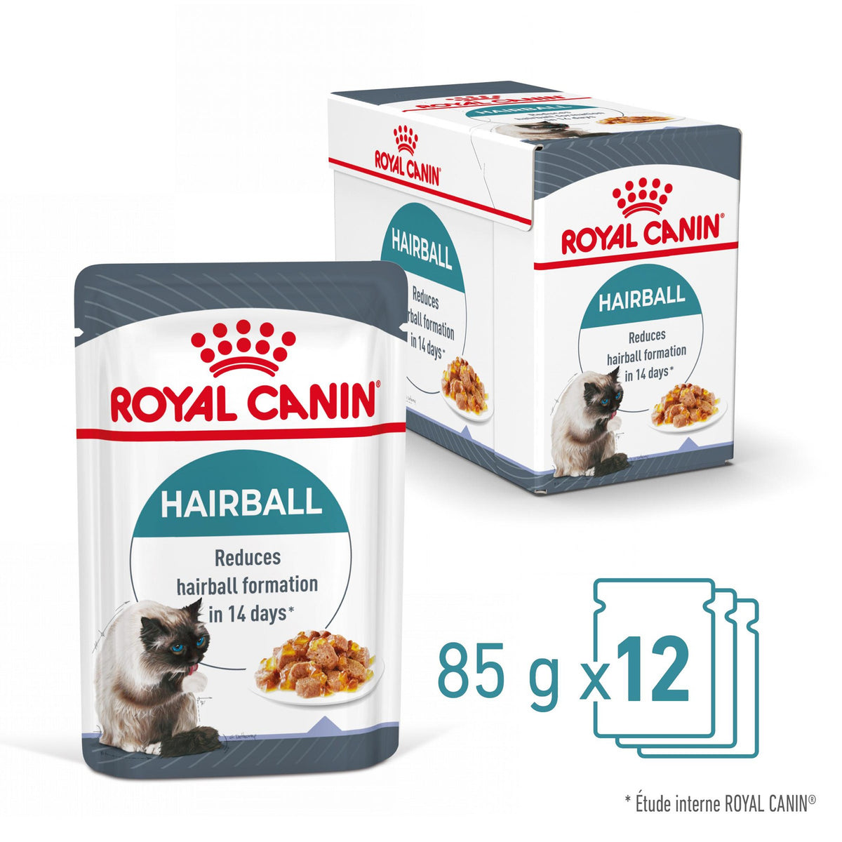 Royal Canin Hairball Care en gelée – pâtée chat