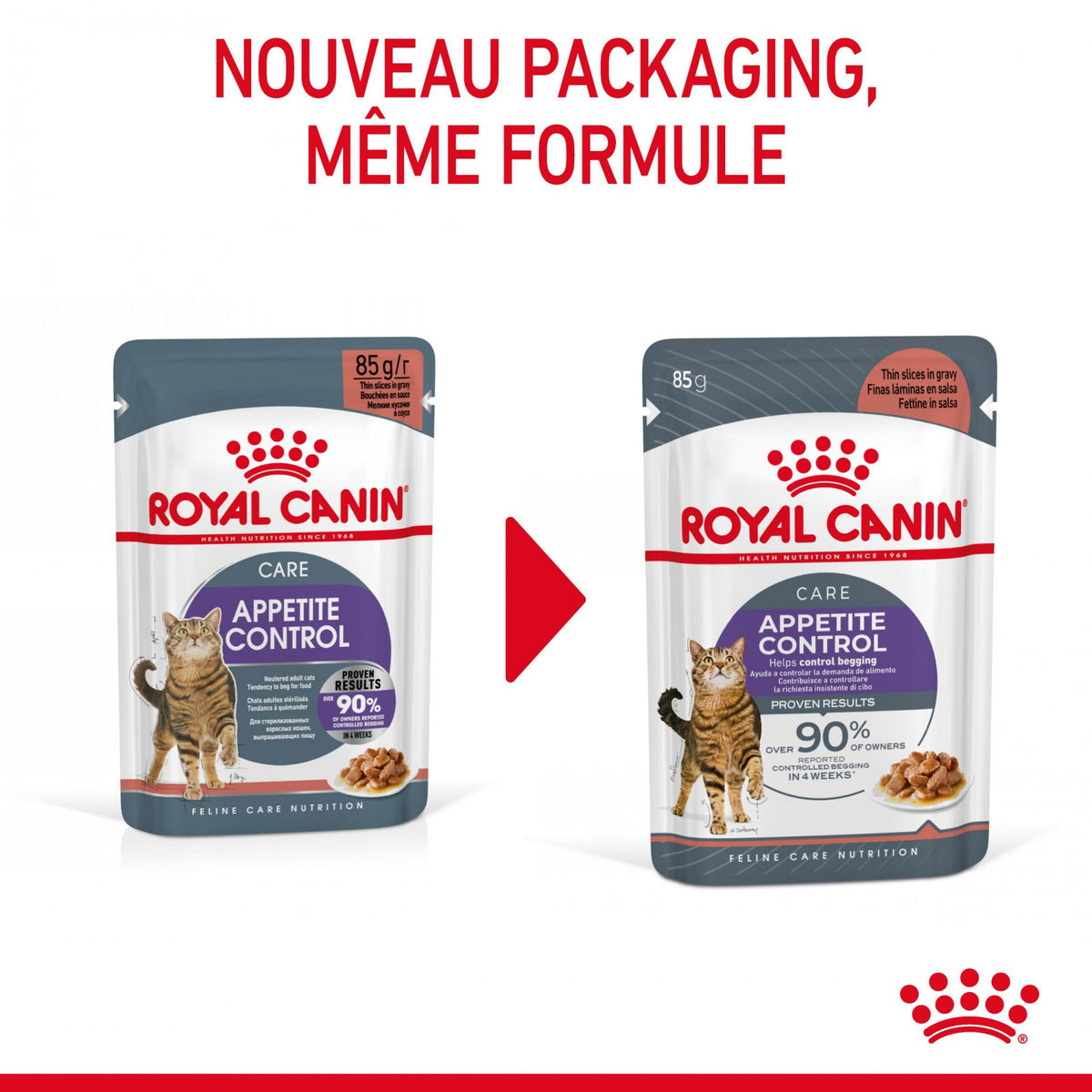 Royal Canin Appetite Control Care en sauce - pâtée chat