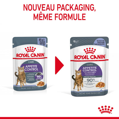 Royal Canin Appetite Control en gelée – pâtée chat
