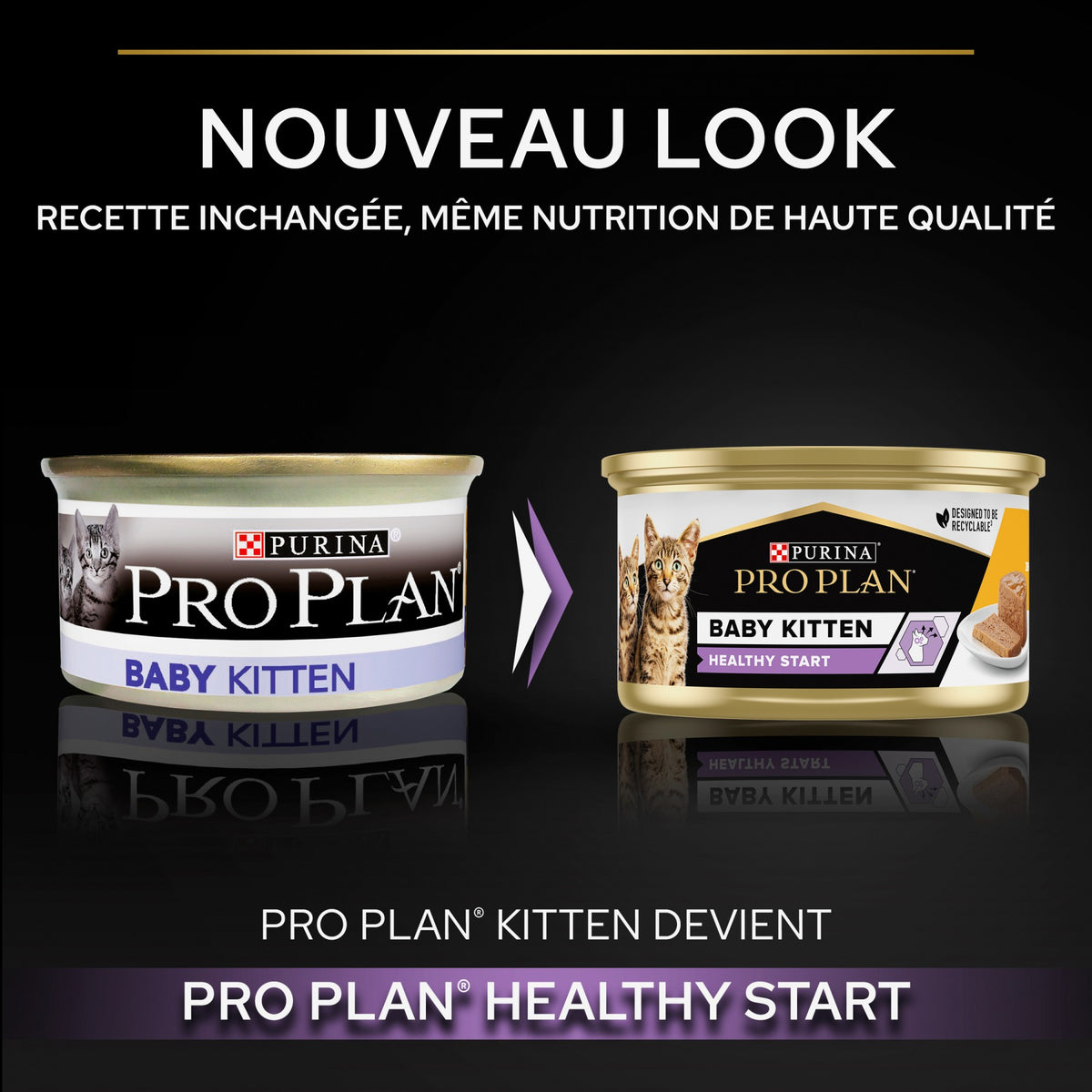 Pro Plan Healthy Start Baby Kitten en mousse au poulet - pâtée chaton