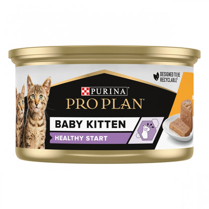 Pro Plan Healthy Start Baby Kitten en mousse au poulet - pâtée chaton