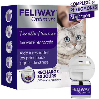 Feliway® Optimum diffuseur + recharge (kit complet) - chat