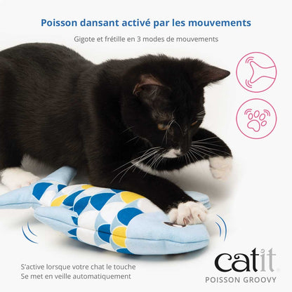Poisson électronique Groovy chat