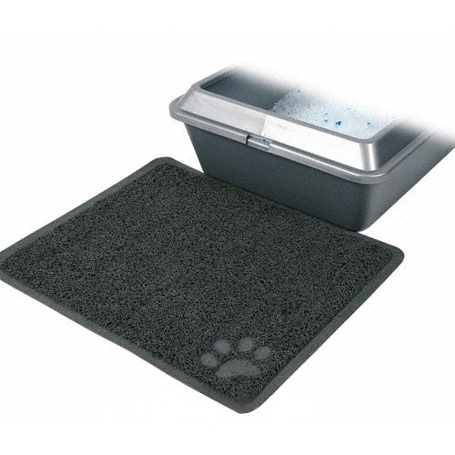 Tapis de protection litière chat