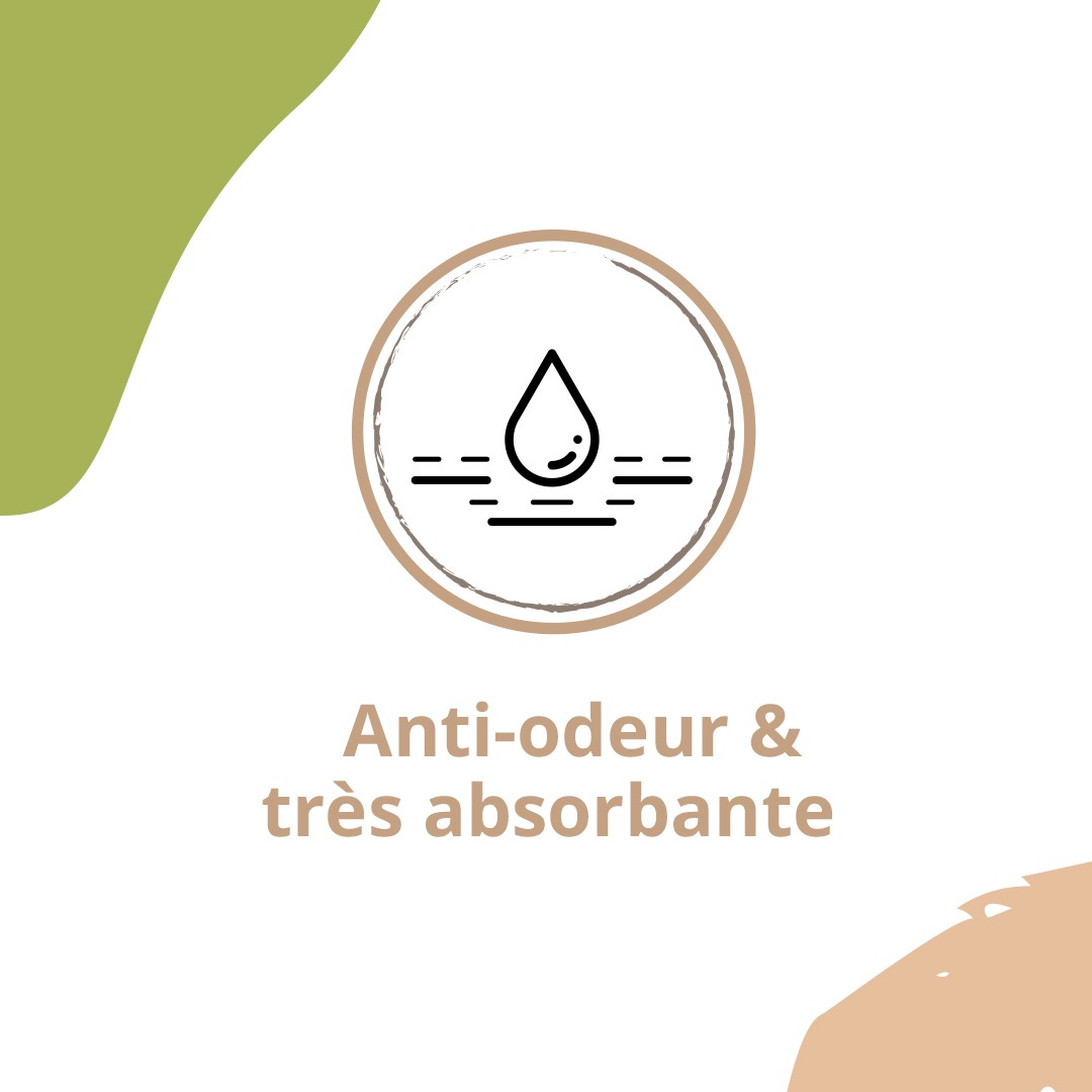 Litière végétale Miaou Line Natural - chat, chaton, rongeurs