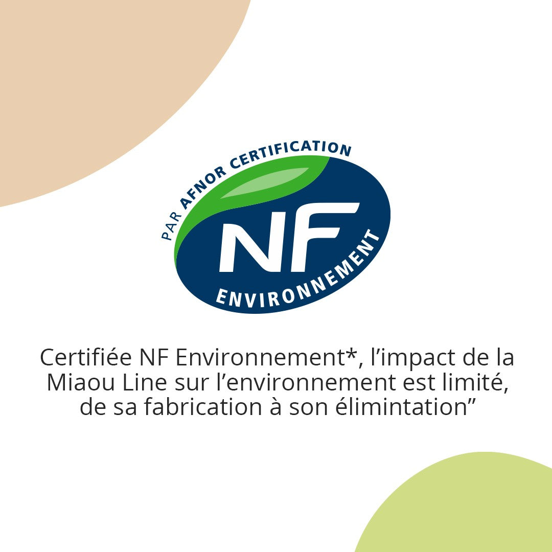 Litière végétale Miaou Line Natural - chat, chaton, rongeurs
