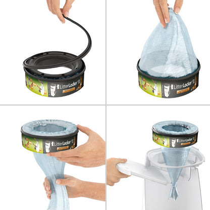 Recharge de sacs ronde pour poubelle Litter Locker II &amp; Litter Locker Design