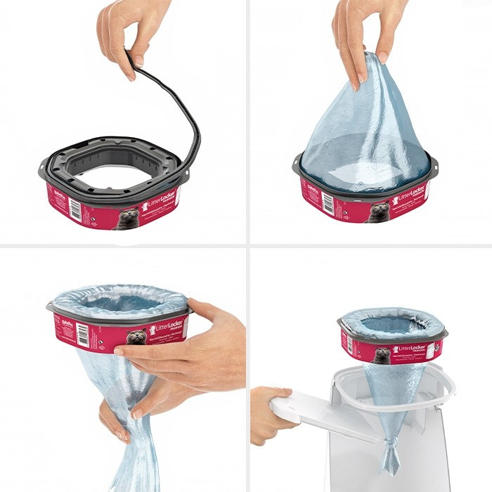 Recharge de sacs ronde pour poubelle Litter Locker II &amp; Litter Locker Design