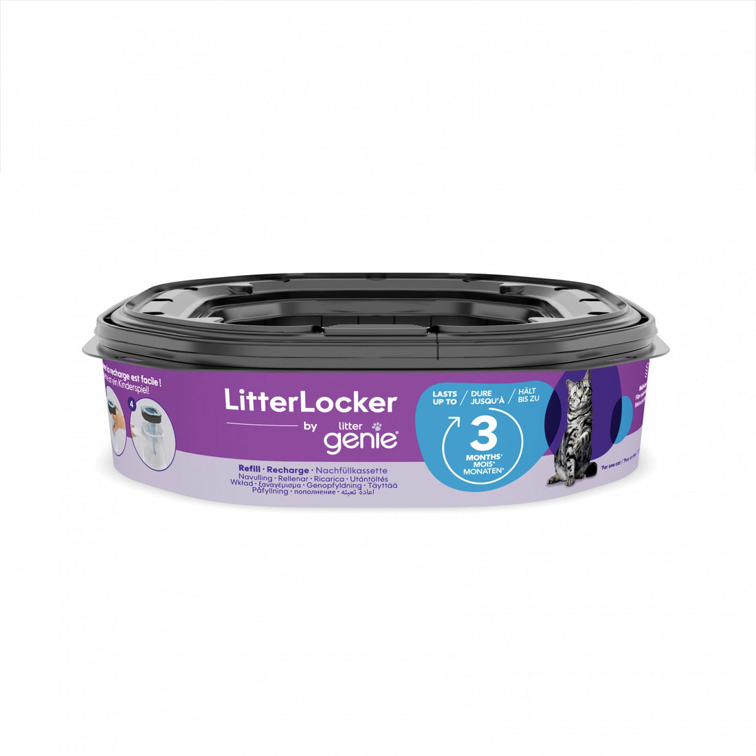 Recharge pour poubelle Litter Locker Fashion &amp; Litter Genie - chat