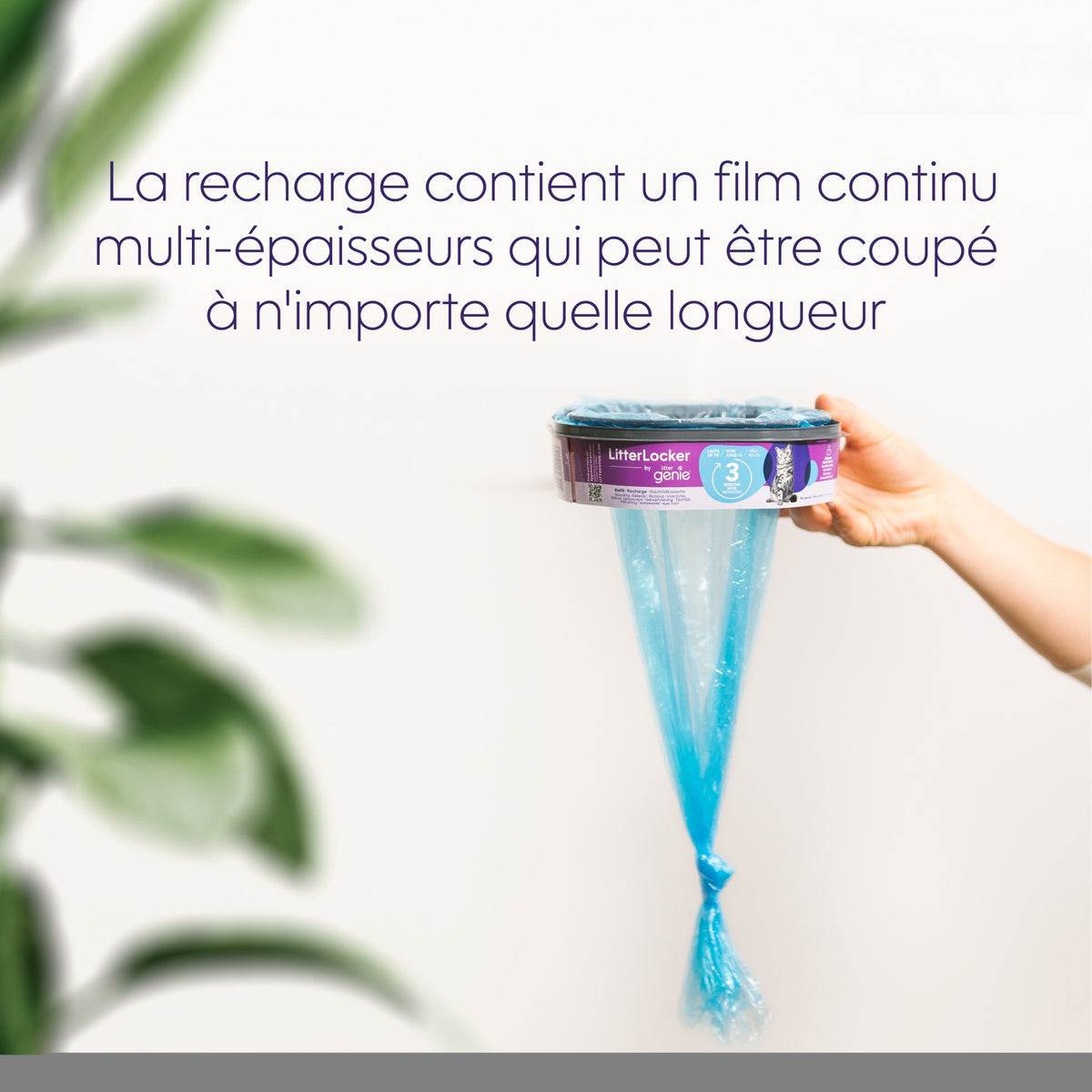 Recharge pour poubelle Litter Locker Fashion &amp; Litter Genie - chat
