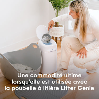 Bac à litière Litter Genie avec pelle Gris chat