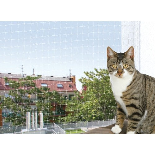 Filet de sécurité pour balcon transparent pour chat
