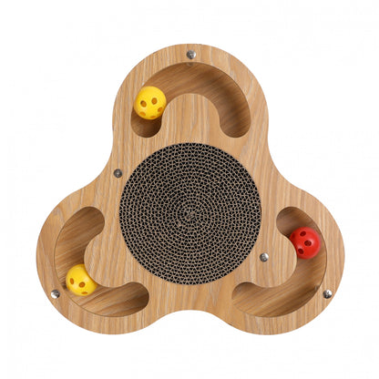 Recharges plateforme à griffer en bois Wouapy chat