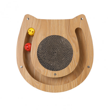 Recharges plateforme à griffer en bois Wouapy chat