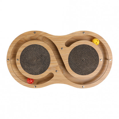 Recharges plateforme à griffer en bois Wouapy chat