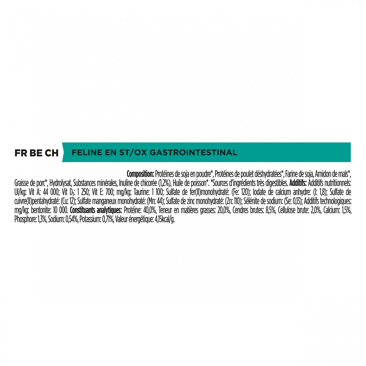 Pro Plan Veterinary Diets EN St/Ox Gastrointestinal - croquettes chat