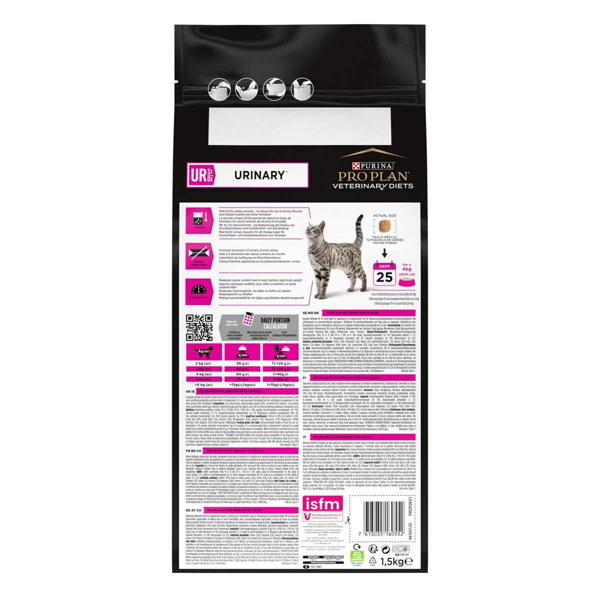 Pro Plan Veterinary Diets UR St/Ox Urinary au poulet – croquettes chat