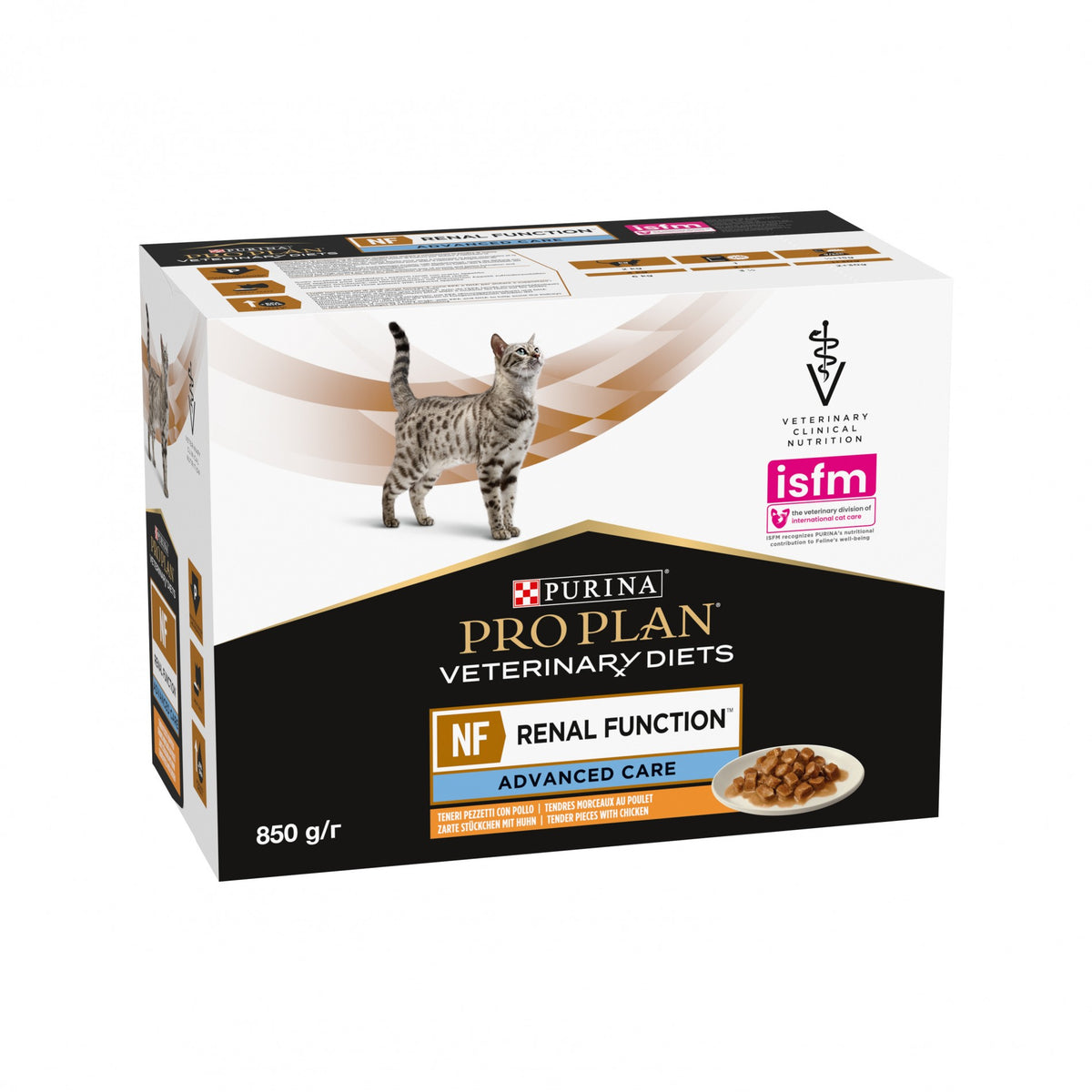 Pro Plan Veterinary Diets NF Renal Function Advance Care – pâtée en bouchées pour chat