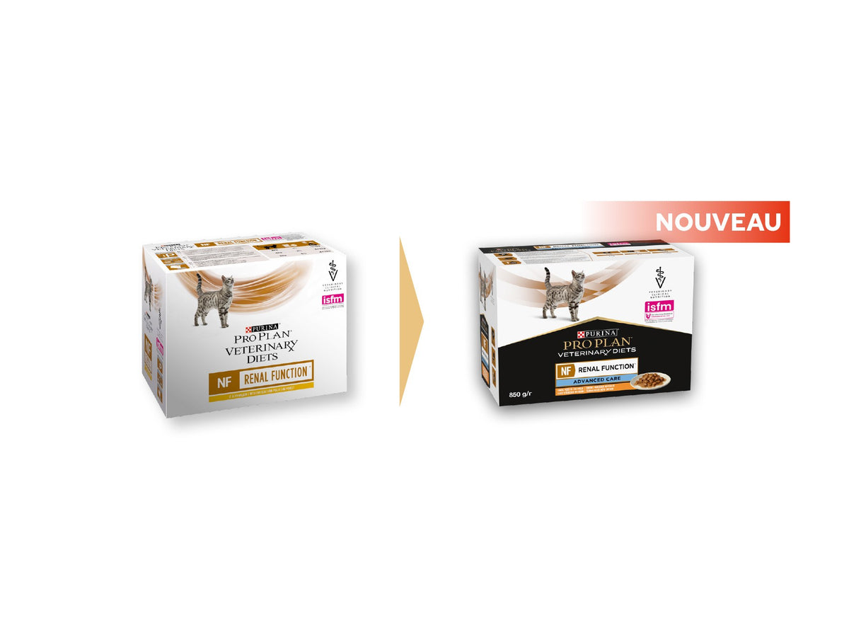 Pro Plan Veterinary Diets NF Renal Function Advance Care – pâtée en bouchées pour chat