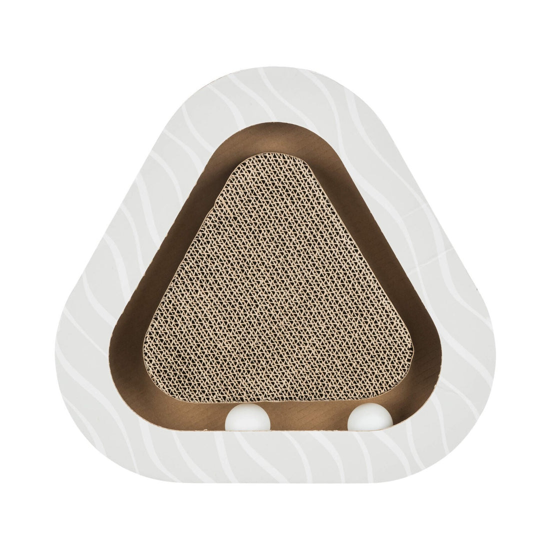 Griffoir carton avec balles chat