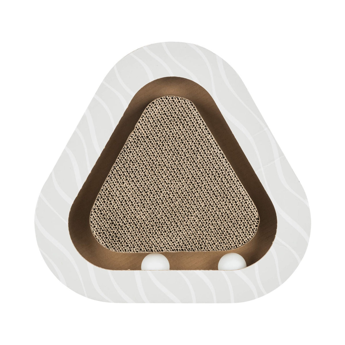 Griffoir carton avec balles chat