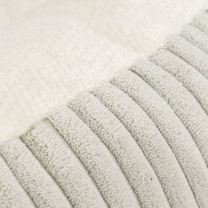 Coussin velours côtelé