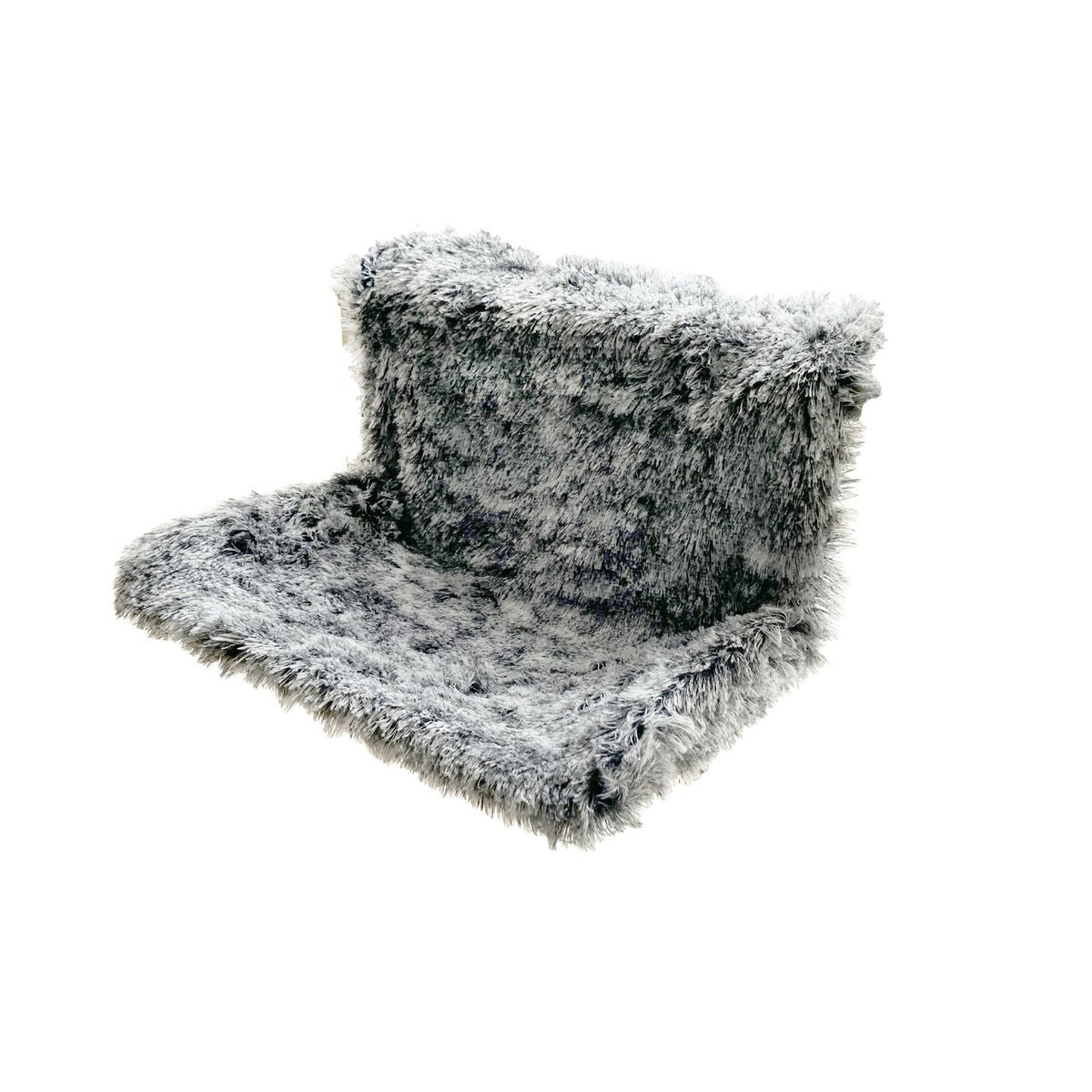 Hamac poilu noir pour radiateur chat