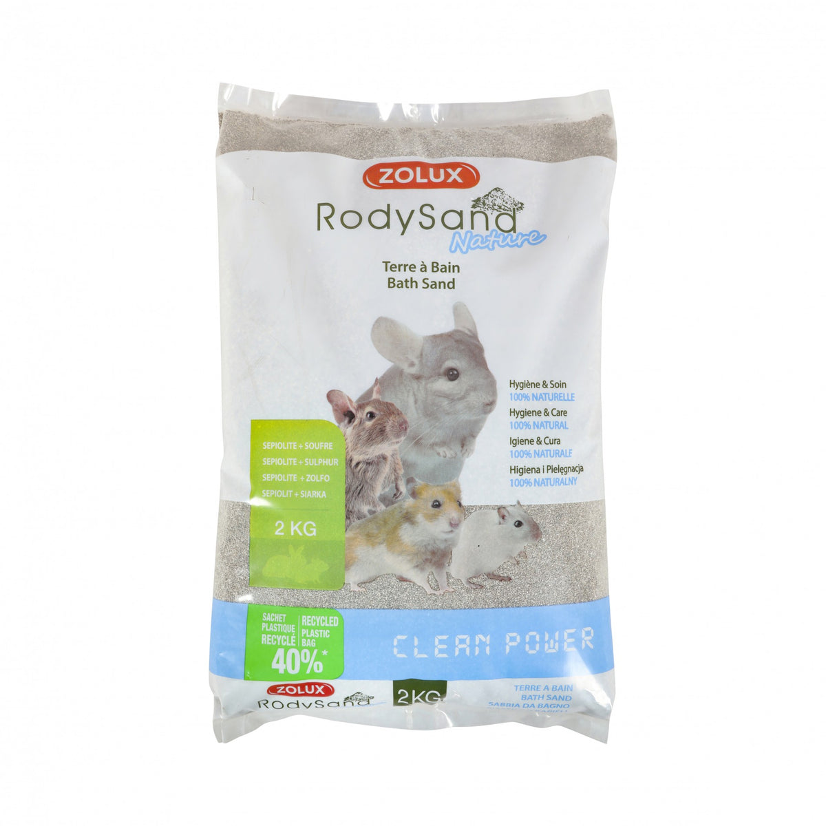 Terre à bain Randy Sand Nature rongeur