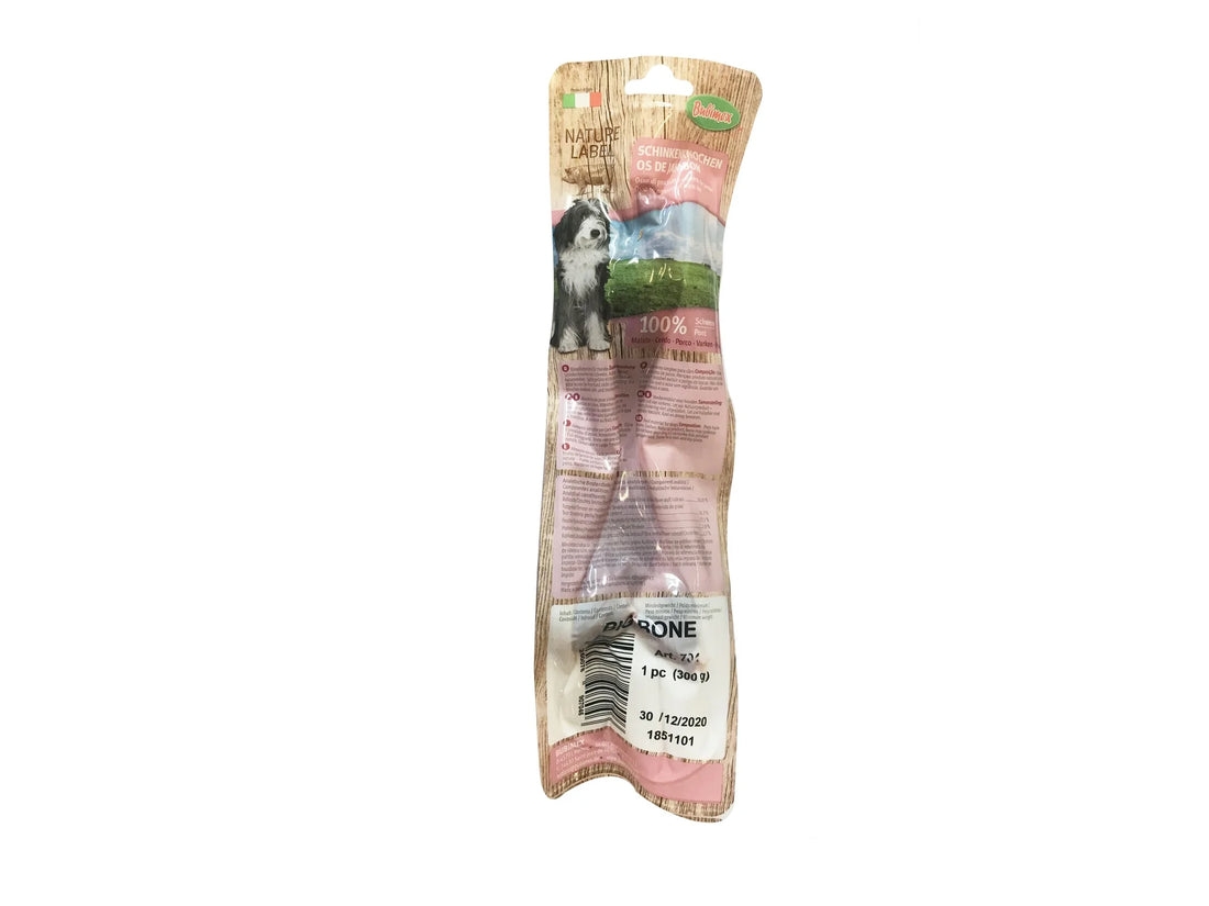 Os jambon de parme chien