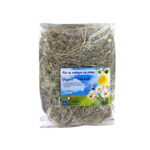 Foin de montagne aux plantes lapin, rongeur