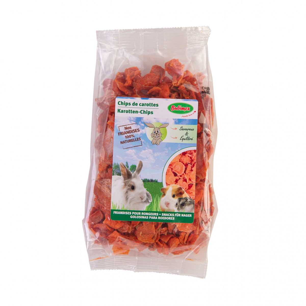 Chips de carottes lapin, rongeur
