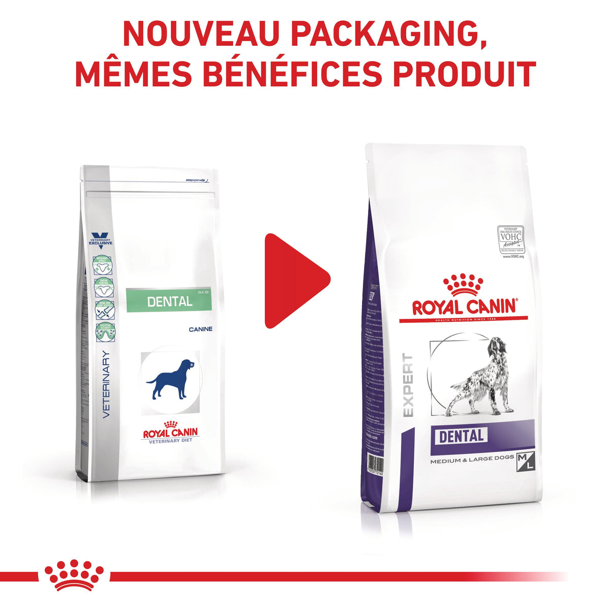 Royal Canin Veterinary Dental Medium &amp; Large Dogs - croquettes chien