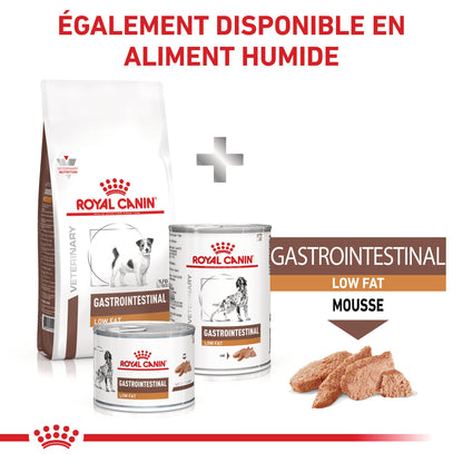Royal Canin Veterinary Gastrointestinal Low Fat Small Dog – croquettes chien
