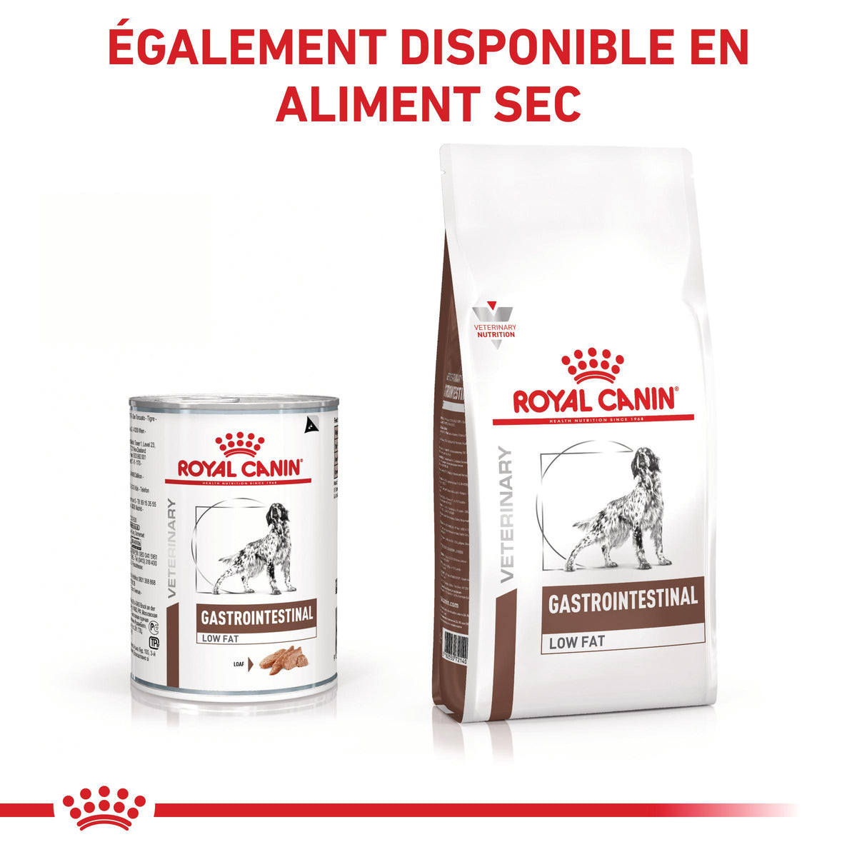 Royal Canin Veterinary Gastrointestinal Low Fat en mousse - pâtée chien
