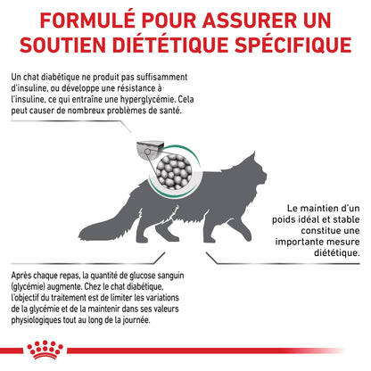 Royal Canin Veterinary Diabetic - croquettes chat