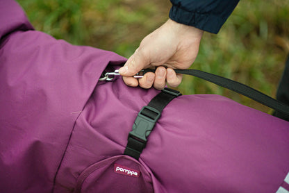 Pomppa Sade Plum manteau imperméable chien