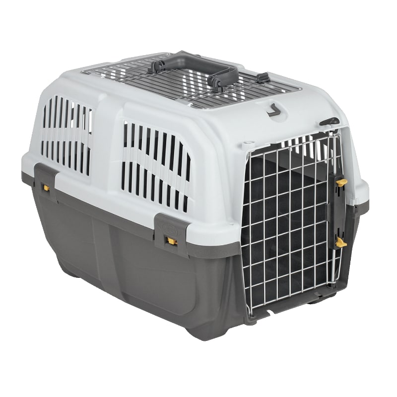 Cage de transport double ouverture chien et chat