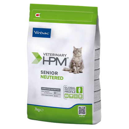 Virbac Veterinary HPM Senior Neutered Cat - croquettes chat