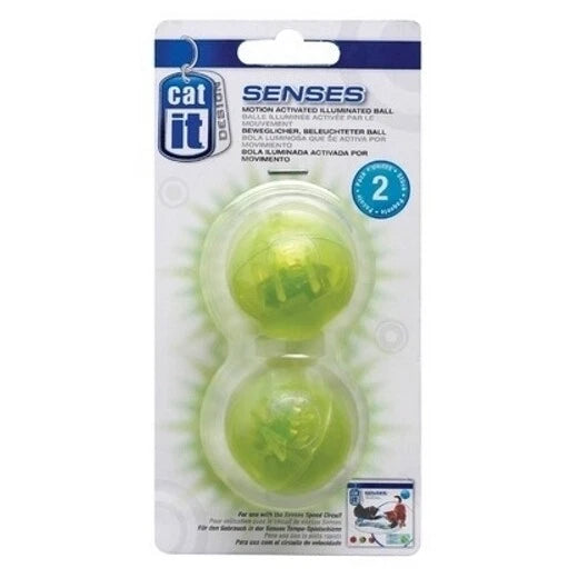 Jouet balles lumineuses Senses x2 chat