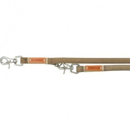 BE NORDIC LAISSE CUIR COULEUR SABLE
