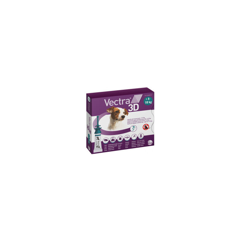 Pipettes antiparasitaires Vectra 3D Spot On chien