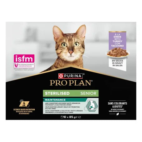 Pro Plan Senior Stérilisé à la dinde - pâtée chat