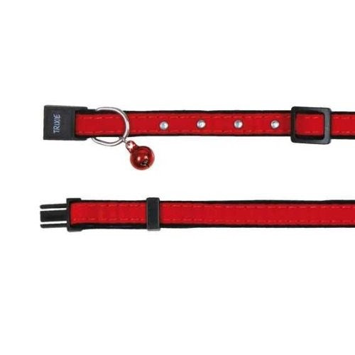 Trixie - Collier réglable velours perles couleur aléatoire