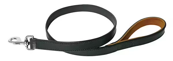 Martin Sellier - Laisse cuir Black &amp; Tan