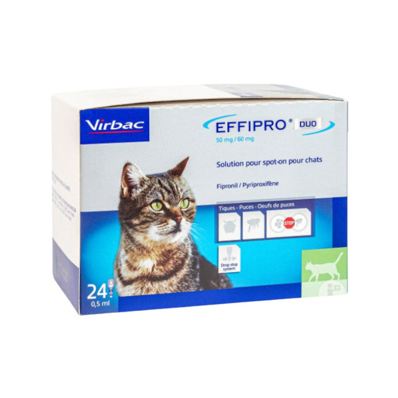 Effipro Spot On pipettes antiparasitaires chat