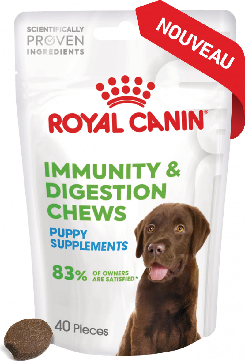 Aliment complémentaire Puppy Immunity &amp; Digestion Chews chiot