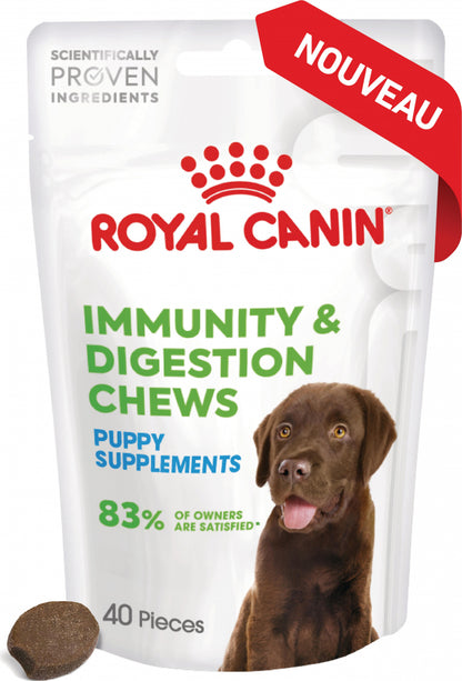 Aliment complémentaire Puppy Immunity &amp; Digestion Chews chiot