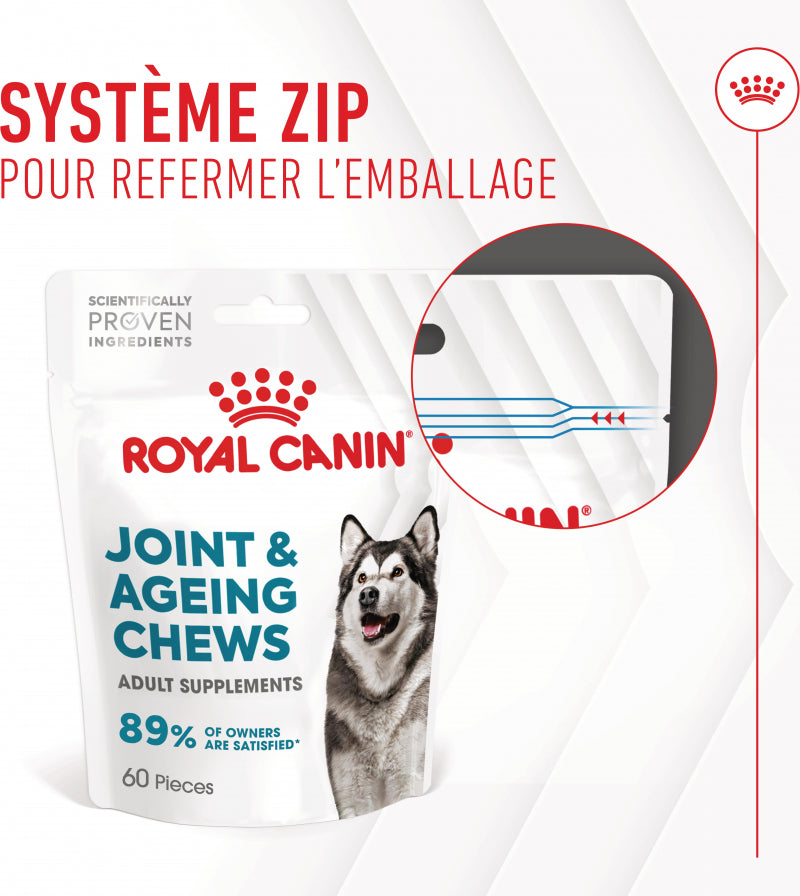Aliment complémentaire Joint &amp; Ageing Chews pour chien