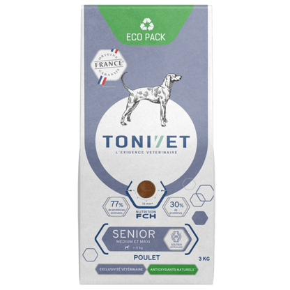 TONIVET SENIOR MEDIUM &amp; MAXI - croquettes chien