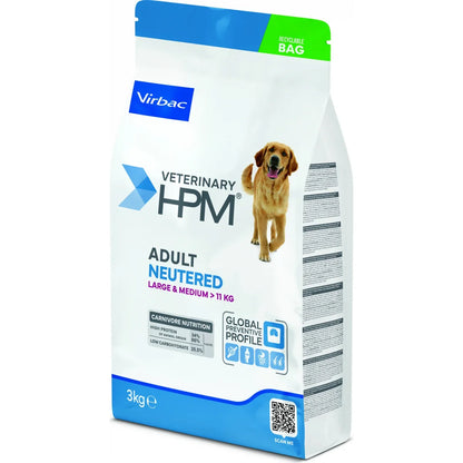 Virbac Veterinary HPM Adult Neutered Dog Large &amp; Medium - croquettes chien